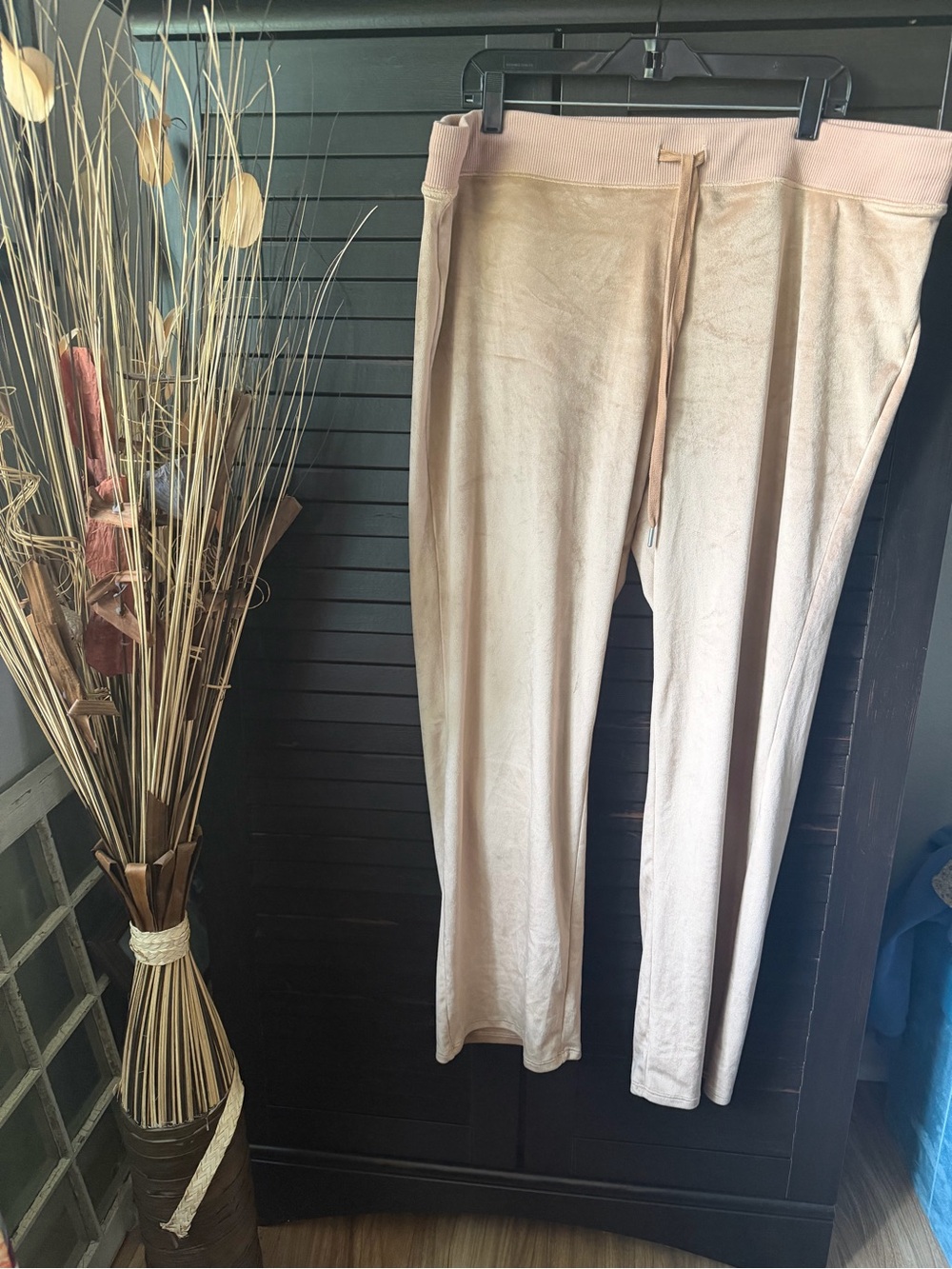 aerie Wide-Leg Velvet lounge pants